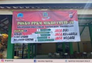 Posko PPKM Kalurahan Ngestirejo